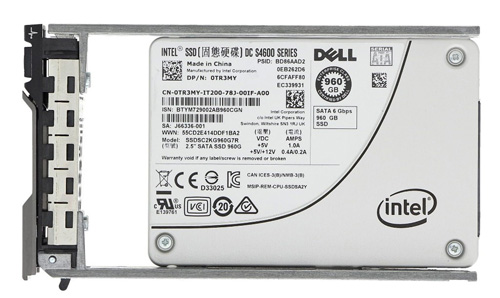 0TR3MY | Dell 960GB Mixed-use TLC SATA 6Gb/s 2.5 Hot-pluggable DC S4600 Series Solid State Drive (SSD) for PowerEdge Server - NEW