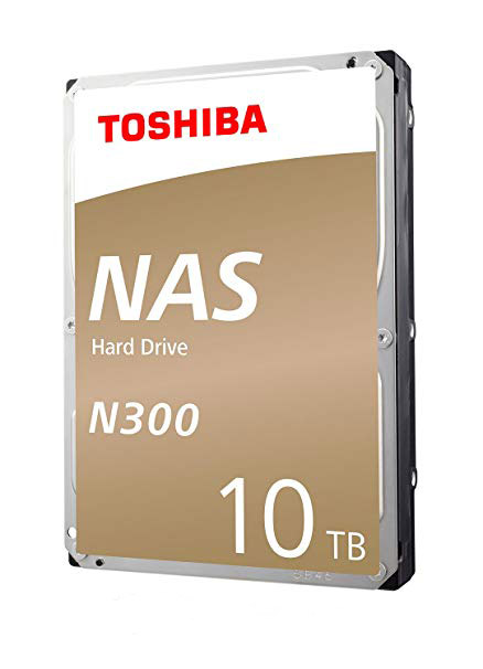 HDWG11AXZSTA | Toshiba N300 10TB 7200RPM 256MB Cache SATA 6Gb/s 3.5 Internal Hard Drive