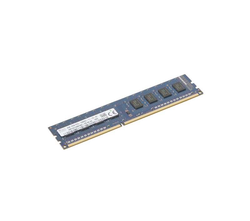 MEM-DR340L-HL03-UN16 | Supermicro 4GB DDR3-1600MHz PC3-12800 non-ECC Unbuffered CL11 240-Pin DIMM Single Rank Memory Module