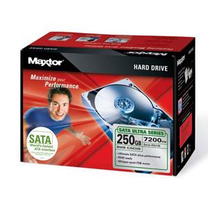 L01P250 | Maxtor 250 GB 3.5 Internal Hard Drive - 1 Pack - Retail - IDE Ultra ATA/133 (ATA-7) - 7200 rpm - 8 MB Buffer