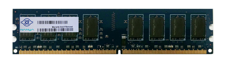 NT256T64UH4A0FY-37B | Nanya 256MB DDR2-533MHz PC2-4200 non-ECC Unbuffered CL4 240-Pin DIMM 1.8V Single Rank Memory Module