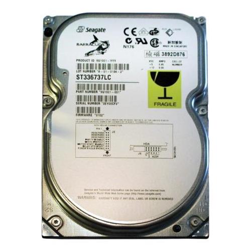 ST336737LC | Seagate st336737lc 36.4gb 7200 rpm ultra160 80 pin scsi 2mb buffer 3.5 inch low profile (1.0 inch) hard disk drive