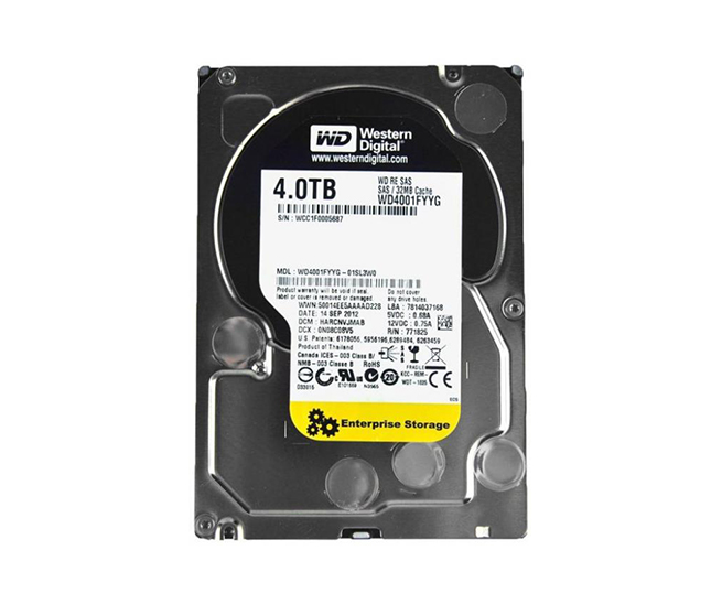 WD4001FYYG-01SL3W0 | Western Digital RE 4TB 7200RPM SAS 6Gb/s 32MB LFF Hard Drive