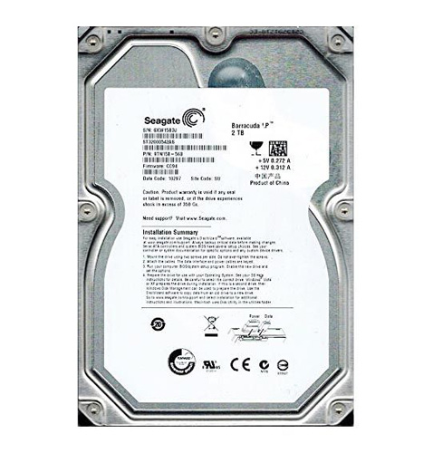 ST32000542AS | Seagate 2TB 5900RPM SATA Gbps 3.5 32MB Cache Barracuda Hard Drive