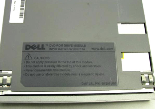 5W299 | Dell 8X IDE Internal DVD-ROM Drive for Latitude