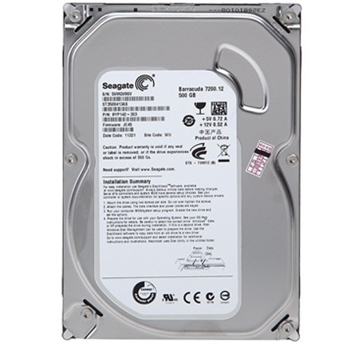 ST3500413AS | Seagate 500GB 7200RPM SATA Gbps 3.5 16MB Cache Barracuda Hard Drive