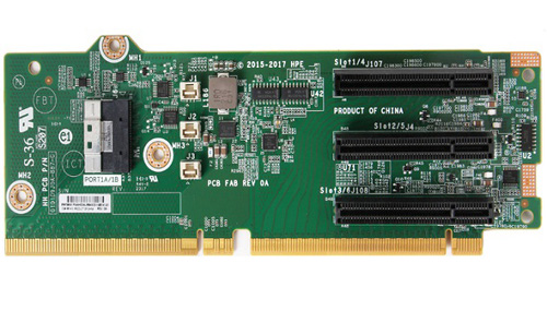 875086-001 | HP 3X8 1-Port NVME Slim SAS PCI Express Riser Card for ProLiant DL380 G10