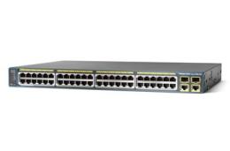 WS-C2960-48PST-L | Cisco Catalyst 2960-48PST-L Ethernet Switch 2 X SFP (Mini-GBIC) Shared 48 X 10/100BASE-TX LAN, 2 X 10/100/1000BASE-T Uplink