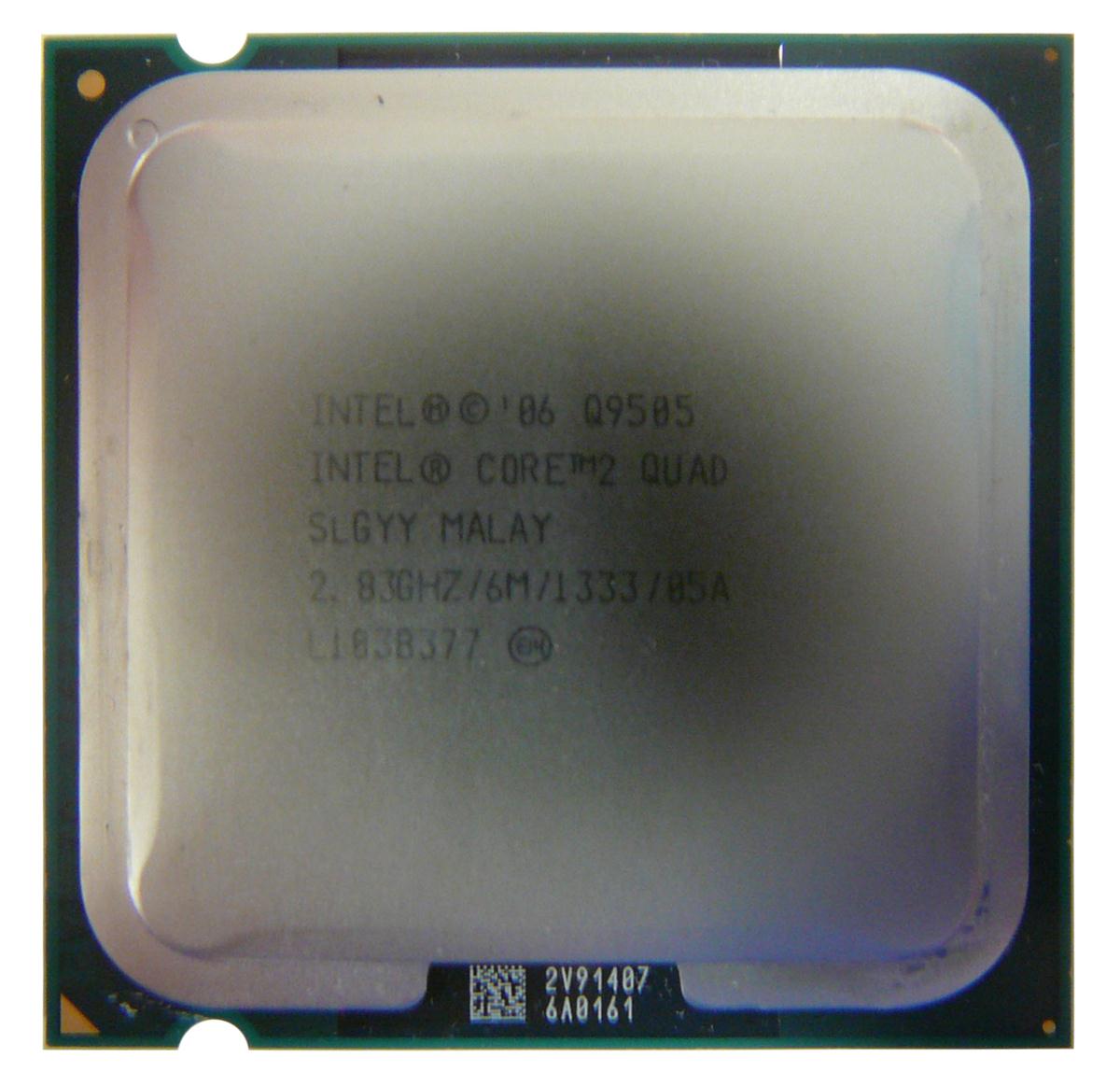 SLGYY | Intel Core 2 Quad Q9505 2.83GHz 1333MHz FSB 6MB L2 Cache Socket LGA775 Desktop Processor