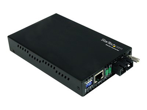 ET91000SC2 | StarTech 1000Mbps 10/100/1000Base-T Multimode Gigabit Ethernet Fiber Media Converter - NEW