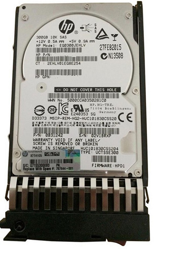 787677-001 | HPE MSA 300GB SAS 12Gb/s 10000RPM 2.5 SFF Dual Port Enterprise Hard Drive