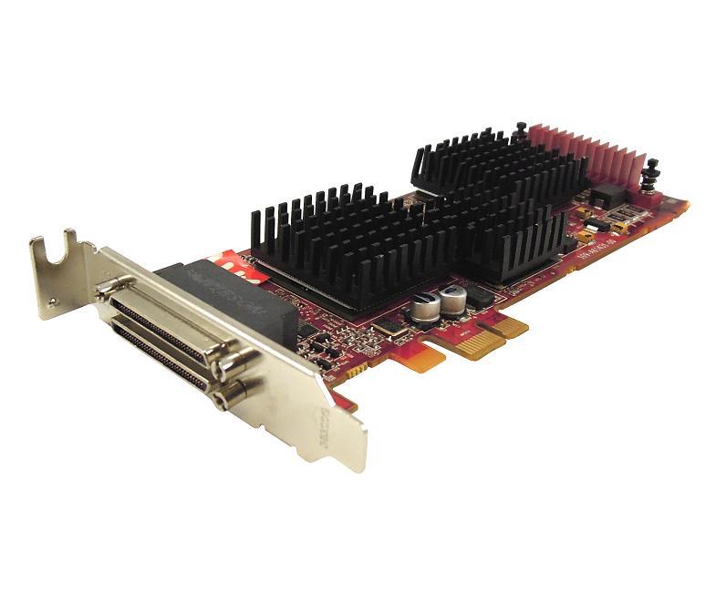 102A6140200 | ATI FireMV 2400 256MB DDR PCI Express x1 4x DVI to VGA/D-Sub/ 2x VHDCI Connector Workstation Video Graphics Card