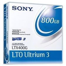 LTX400 | Sony Data Cartridge - LTO Ultrium - LTO-3 - 400 GB (Native) / 800 GB (Compressed)