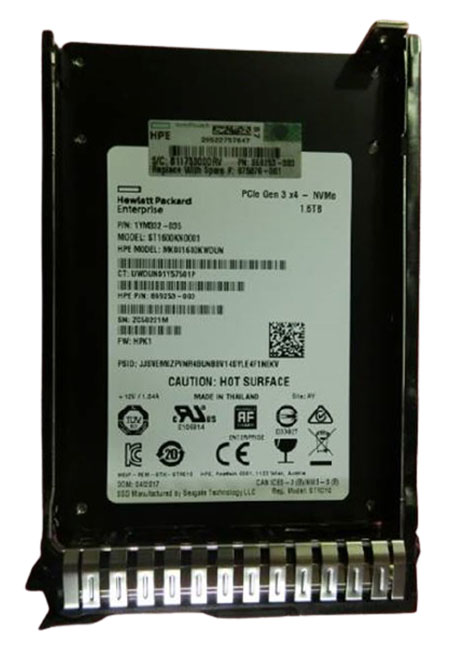 875597-B21 | HPE 1.6TB PCI Express 3.0 X 4 Mixed-use (SFF) 2.5 7MM SCN Digitally Signed Firmware SSD