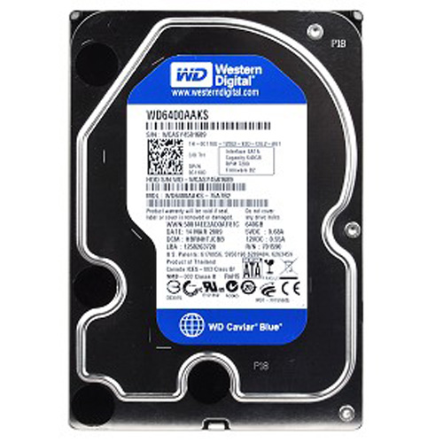 WD6400AAKS | WD Caviar Blue 640GB 7200RPM SATA 3Gb/s 16MB Cache 3.5 Internal Hard Drive