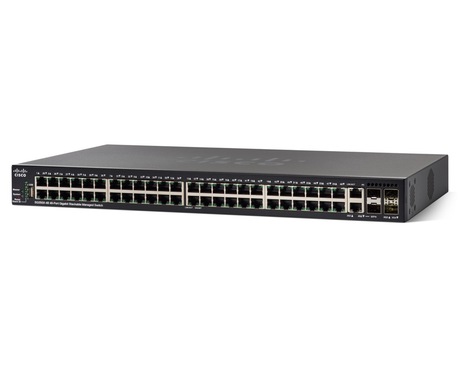 SG350X-48-K9 | Cisco Small Business 48 Gigabit Port L3 Managed Switch W/ 2 X 10gbase-t/SFP+ Combo + 2 X SFP+ Port - NEW