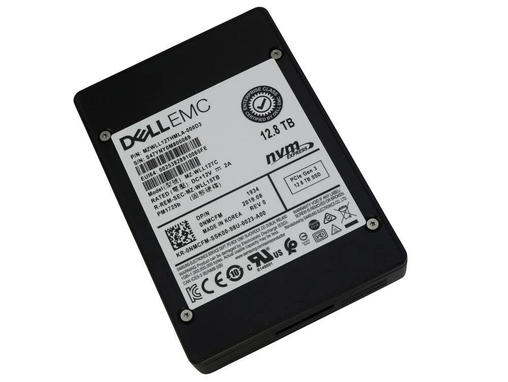 MZ-WLL12TC | Samsung Pm1725b 12.8tb Mixed Use 2.5 PCIe 3.0 X8 NVME Enterprise Internal Solid State Drive SSD - NEW