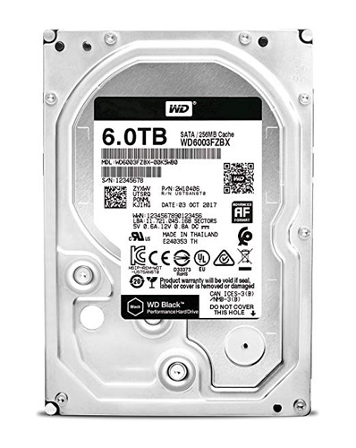 WD6003FZBX | WD Black 6TB 7200RPM SATA 6Gb/s 256MB Cache 3.5 Internal Hard Drive - NEW