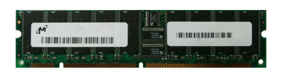 PC100-222-622A | Micron 128MB PC100 100MHz ECC CL2 168-Pin DIMM Memory Module