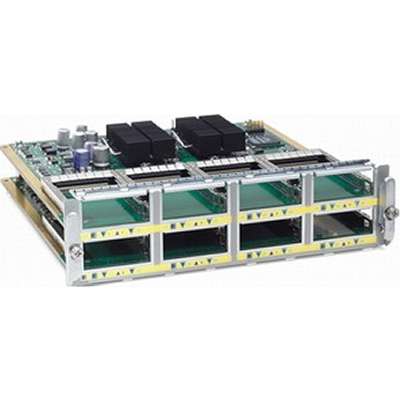 WS-X4908-10GE= | Cisco 8-port (2:1) 10 Gigabit Ethernet (X2) half-card - expansion module - 8 ports