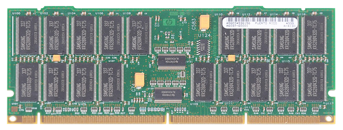 A6097-60001 | HP 512MB 133MHz PC133 ECC CL3 278-Pin DIMM 3.3V Memory Module