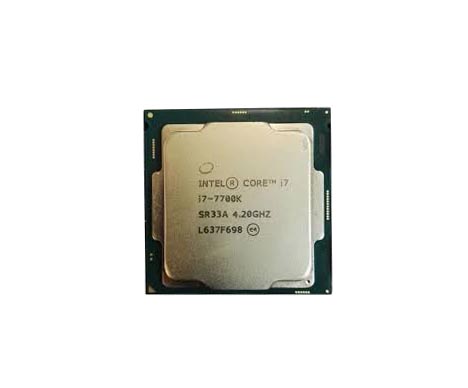 SR33A | Intel 7th Generation Core i7-7700K Quad-Core 4.20GHz 8.00GT/s DMI3 8MB L3 Cache Socket LGA1151 Processor (Tray part)