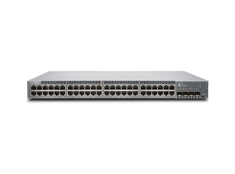 EX3400-48P | Juniper 48-Port 10/100/1000 (PoE+) Stackable Managed Layer-3 Gigabit Ethernet Switch Rack-Mountable