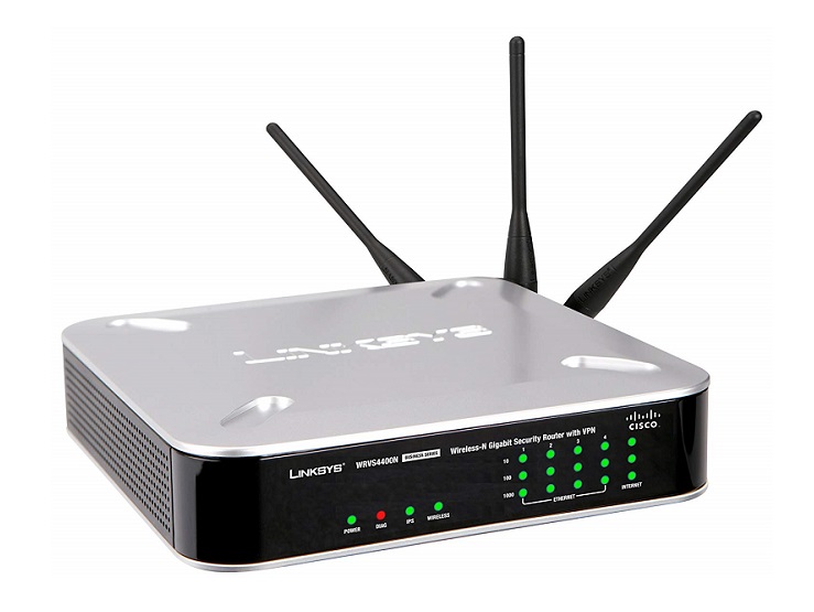 WRVS4400N-RF | Cisco Small Business WRVS4400N - wireless router - 802.11b/g/n (draft 2.0) - desktop