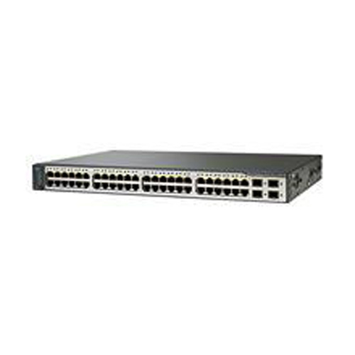 WS-C3750V2-48PS-S | Cisco Catalyst 3750V2 48-Ports 10/100 PoE + 4 SFP Standard Image