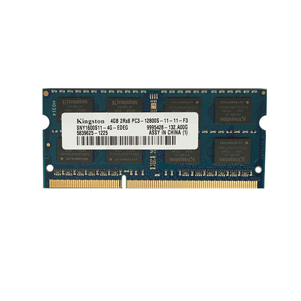 SNY1600S11-4G-EDEG | Kingston 4GB DDR3-1600MHz PC3-12800 non-ECC Unbuffered CL11 204-Pin SoDimm 1.5V Dual Rank Memory Module