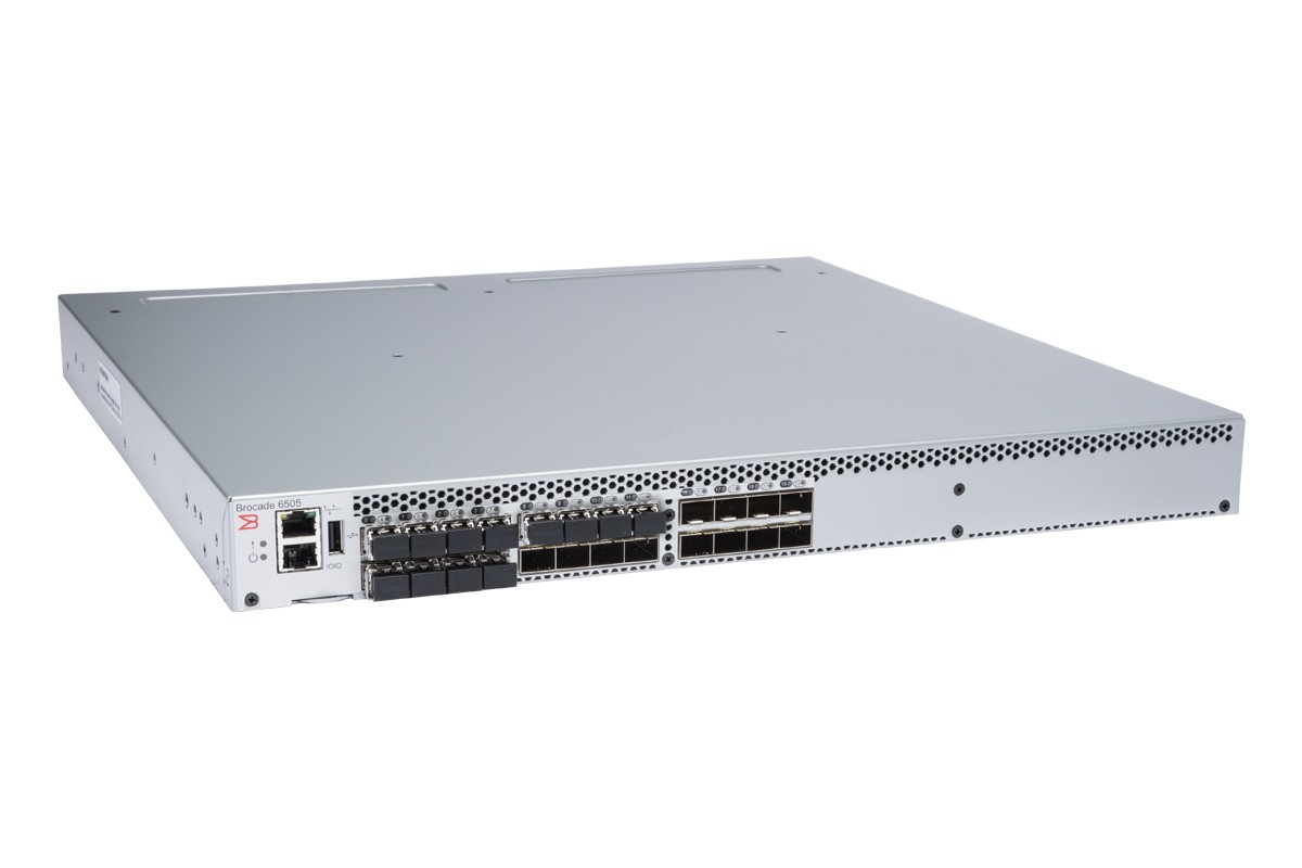 DL-6505-12-8G-0R | Brocade 650512 Active 24 Port 16Gb FC SAN Switch