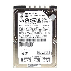 0A27112 | Hitachi 40GB 5400RPM ATA 100 2.5 8MB Cache Hard Drive