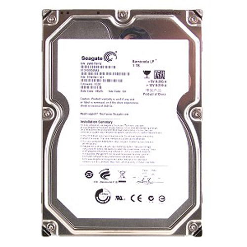 ST31000520AS | Seagate 1TB 5900RPM SATA Gbps 3.5 32MB Cache Barracuda Hard Drive