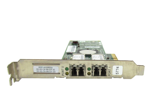 10N7255 | 4Gbps 2-Port PCI Express (PCIe) Fibre Channel Adapter (FC 5774)