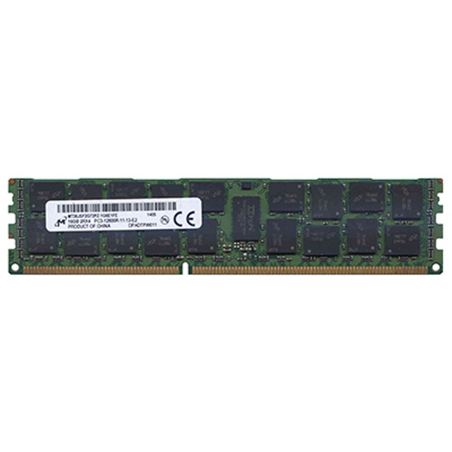 MT36JSF2G72PZ-1G6D1FF | Micron 16GB (1X16GB) 1600MHz PC3-12800 CL11 ECC Dual Rank 1.5V DDR3 SDRAM 240-Pin DIMM Memory Module for Server