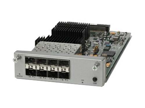 C4KX-NM-8SFP+ | Cisco 8-port 10 Gigabit Ethernet Network Module Expansion Module for Catalyst 4500-x 8 Ports