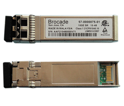 57-0000075-01 | Brocade 10GE SR SFP+ Optical Transceiver