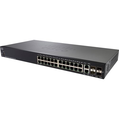 SG350-28SFP-K9 | Cisco Small Business Sg350-28SFP Managed L3 Switch - 24 SFP Ports & 2 Combo Gigabit Ethernet/gigabit SFP Ports - NEW