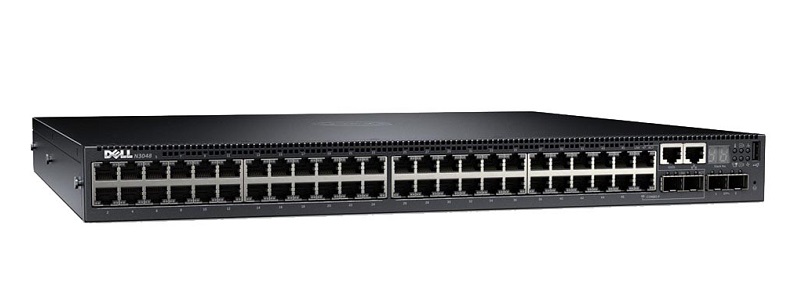 Y983J | Dell PowerConnect N2048P 48-Port 10/100/1000-Base-T and 2 X 10 GbE SFP+ PoE Layer 3 Switch