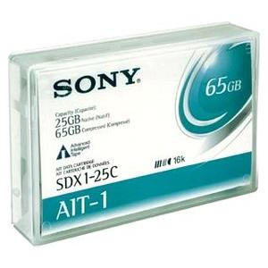 SDX125CN | Sony AIT-1 Tape Cartridge - AIT AIT-1 - 25GB (Native) / 65GB (Compressed)
