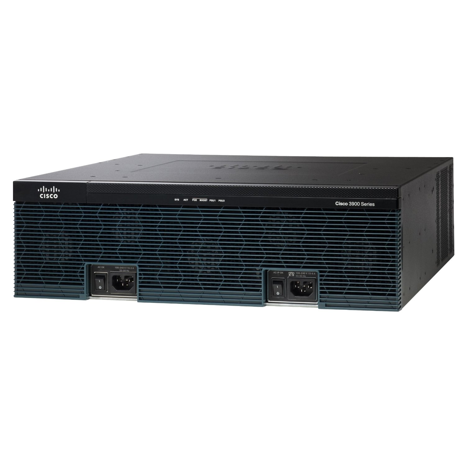 CISCO3945-HSEC+/K9 | Cisco 3945 VPN ISM Module HSEC Bundle Router Desktop, rack-mountable