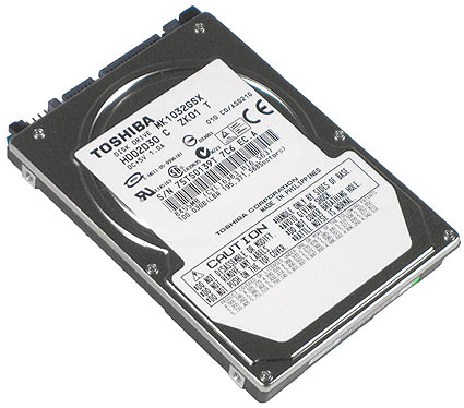 MK1032GSX | Toshiba 100GB 5400RPM 16MB Cache SATA 9.5MM 2.5 Notebook Hard Drive