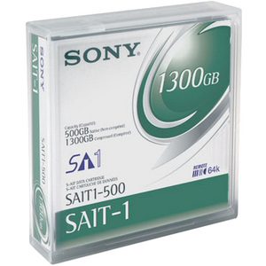 SAIT1500N | Sony S-AIT1 Barcode Label Tape Cartridge - SAIT SAIT-1 - 500GB (Native) / 1.3TB (Compressed)