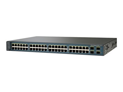 WS-C3750V248TSS-RF | Cisco Catalyst 3750V2-48TS - switch - 48 ports - managed - rack-mountable