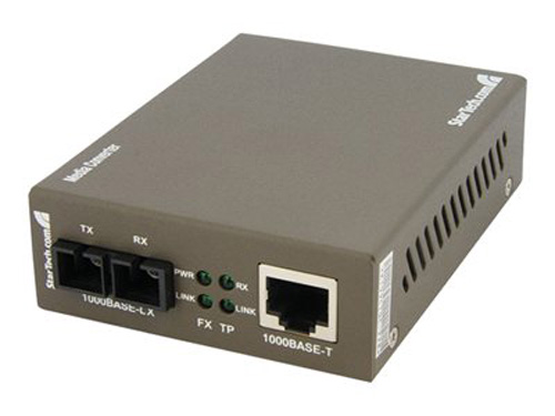 MCMGBSC15 | StarTech - 1000 Mbps Gigabit Single-Mode Fiber Ethernet Media Converter Sc 15Km - 1 X Rj-45 (Mcmgbsc15) - NEW