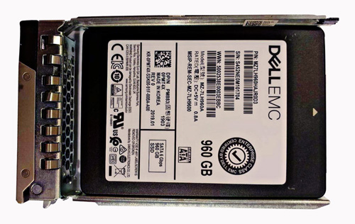 PMT4X | Dell 960GB Read-intensive TLC SATA 6Gb/s 2.5 Hot-pluggable Solid State Drive (SSD) PM883 for PowerEdge Server - NEW