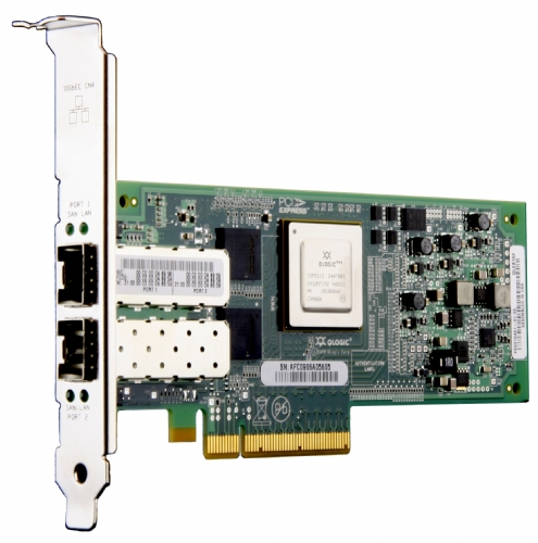 QLE8152CUE | QLogic Dual Port 10Gbps Ethernet to PCIe Converged Network Adapter (CNA)