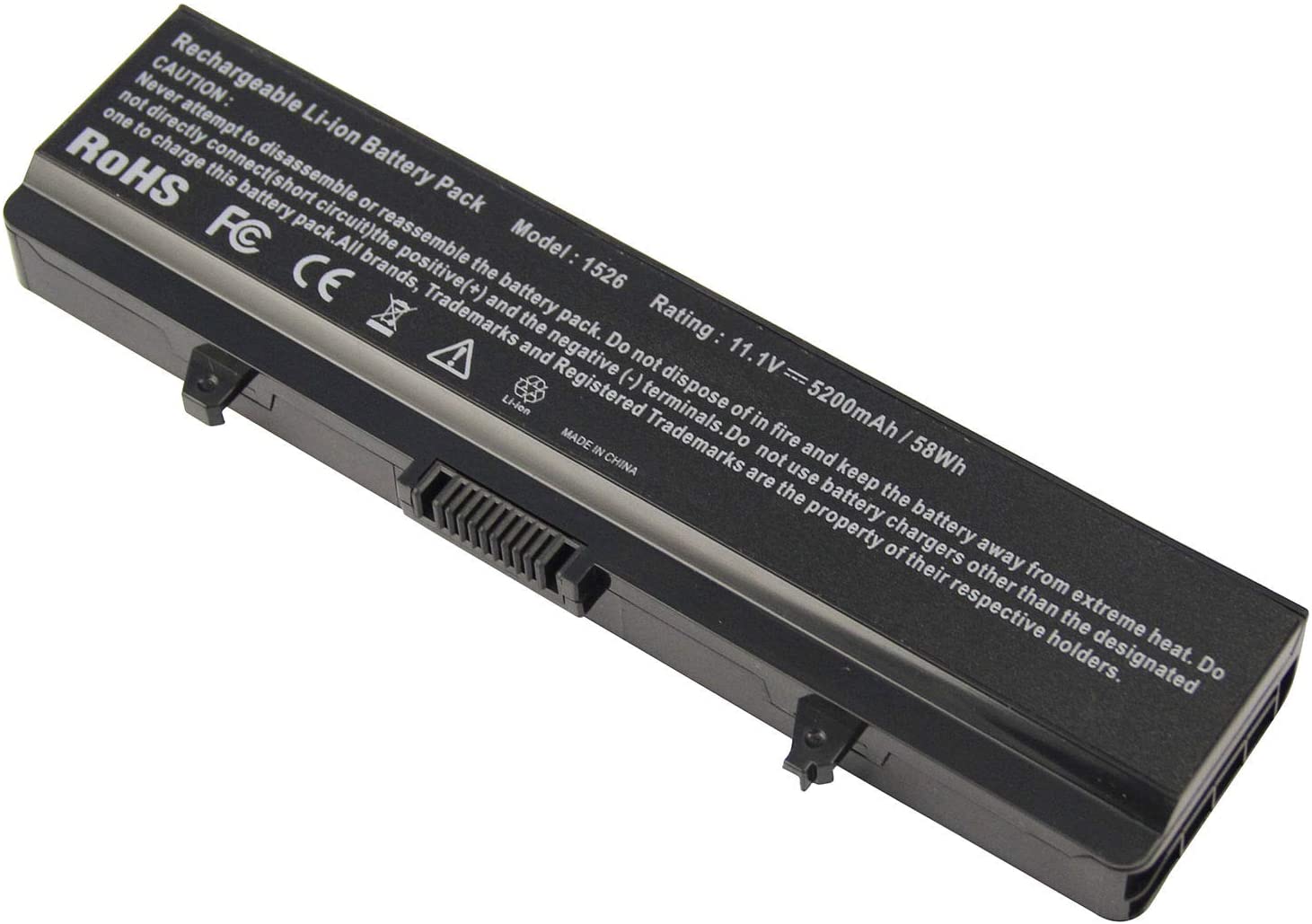 YD165 | Dell 6 Cell 56WHr Lithium-Ion Battery for Dell Latitude D520 Laptop