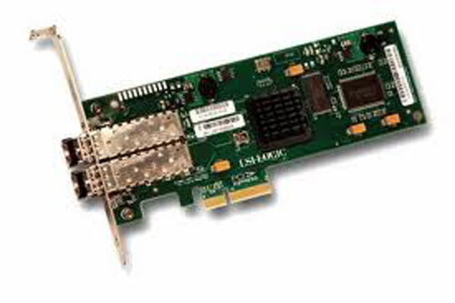 LSI00172 | LSI 4GB Dual Port PCI-Express Low-profile X8 Fibre Channel Host Bus Adapter