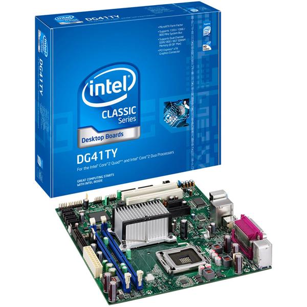 DG41TY | Intel Desktop Motherboard Socket LGA-775 1333MHz FSB micro ATX